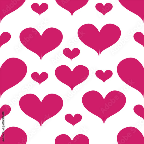 valentine day, valentine seamless pattern with hearts design for fabric, cotton, wallpaper, satin, carpet.
