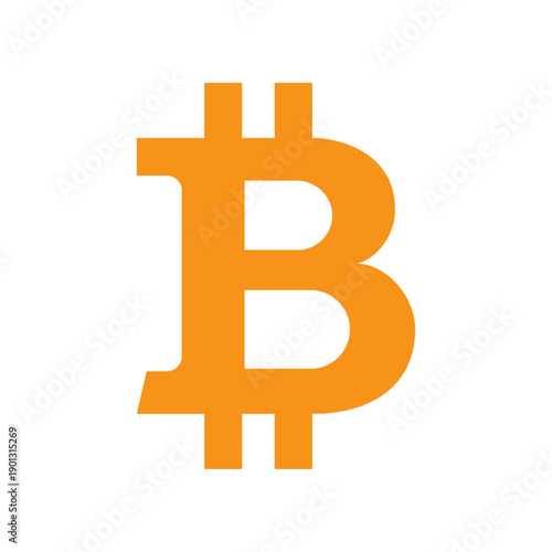 Bitcoin currency symbol icon