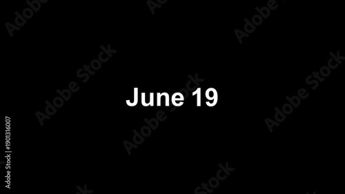 text animation type date of 