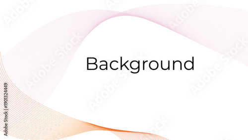 Abstract wave line pattern background design element