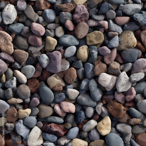 Pebble stone texture seamless pattern