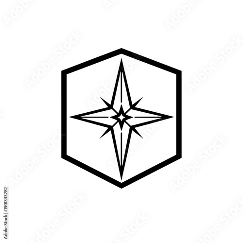 Celestial Star Emblem – Ancestral Cosmic Seal Line Icon