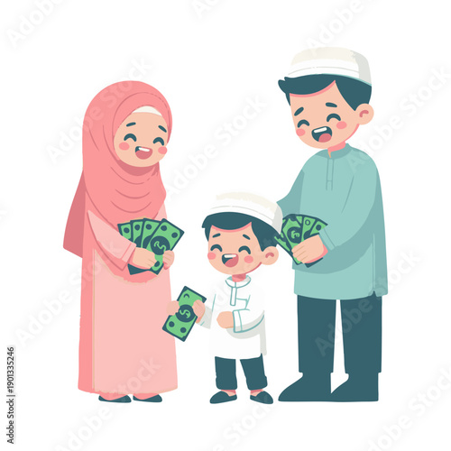 illustration design giving THR