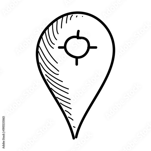 Hand drawn location picker