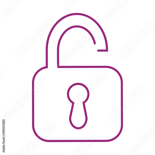 Purple line lock icon.svg