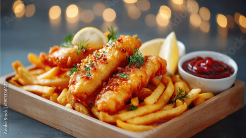 A traditional British fish ...