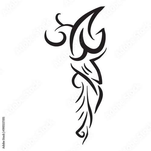 Tribal pinstripes graphic