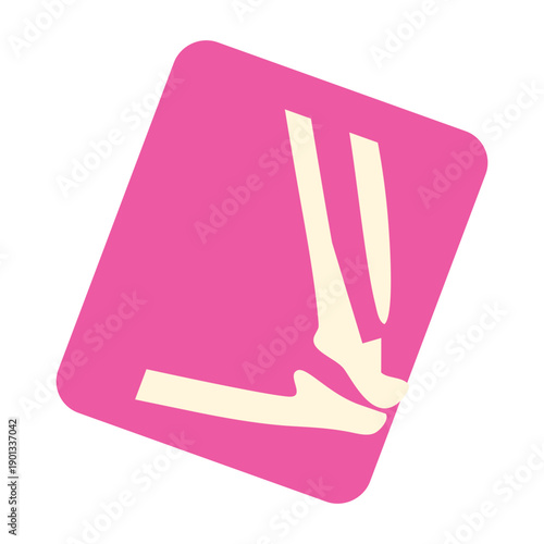 Broken hand flat xray