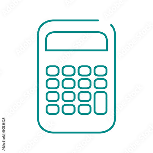 Blue calculator icon.svg