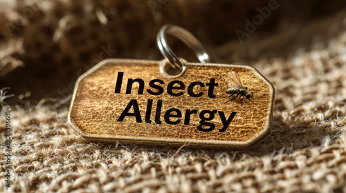 "Insect Allergy" engraved o...