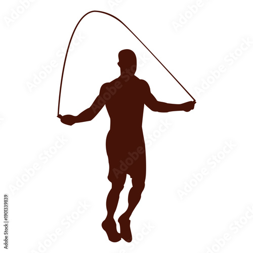 Jump rope shape exercise