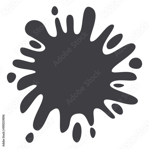 Splash splatter droplet paint