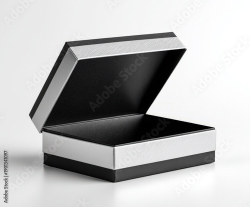 Open box isolated on white