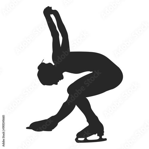 Ice skating female dance