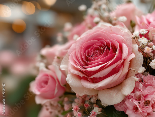 Romantic flowers background
