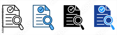 Evaluation Icon Multiple Style Vector Collection   