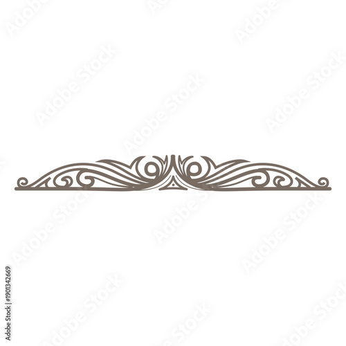 Ornamented divider decoration design