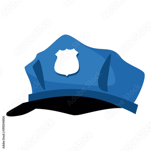 Police hat cartoon