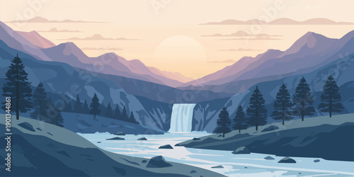 A sunny winter ski resort in the Austrian Alps surrounded by snowy mountains and forests