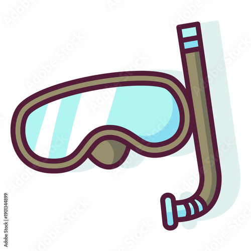 Snorkel icon set