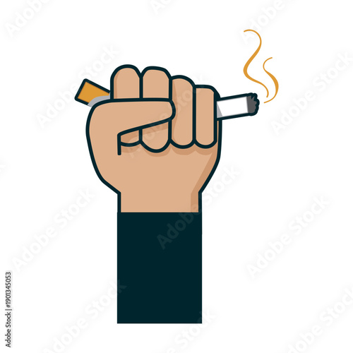 Fist cigarette