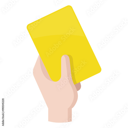 Football yellow card icon