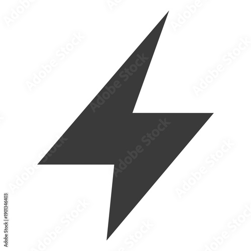 Minimal lightning bolt
