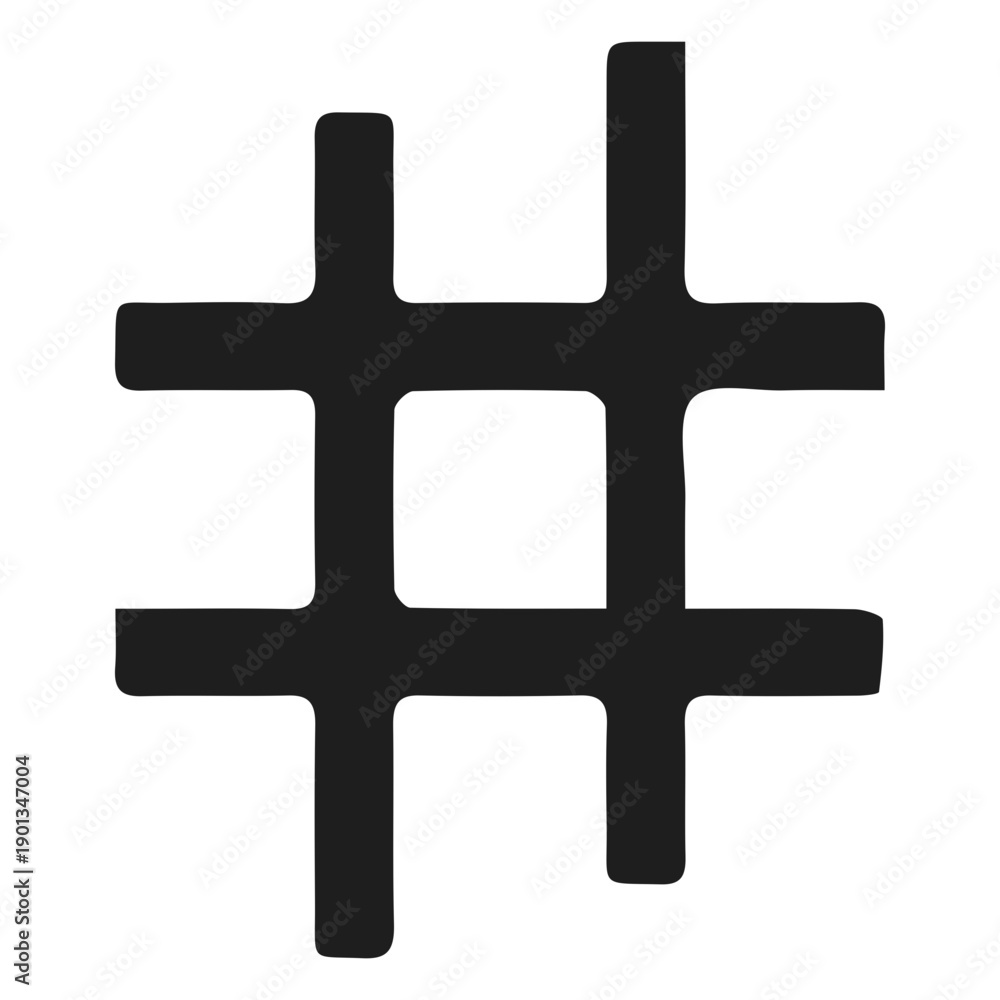 Fototapeta premium Music sharp sign