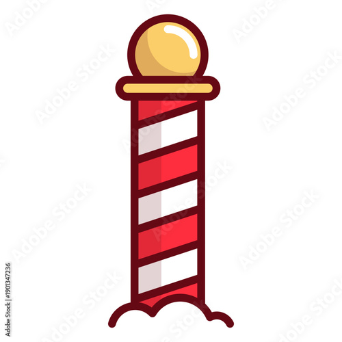 Christmas north pole cane