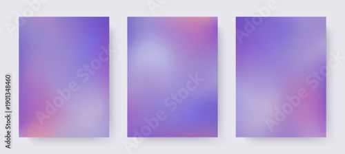 Abstract gradient backgrounds in dusty purple,mauve,blue,pink.Blurred fluid backdrops.Minimalistic wallpapers in muted color tones.Modern design templates for banners,websites,prints,covers,branding