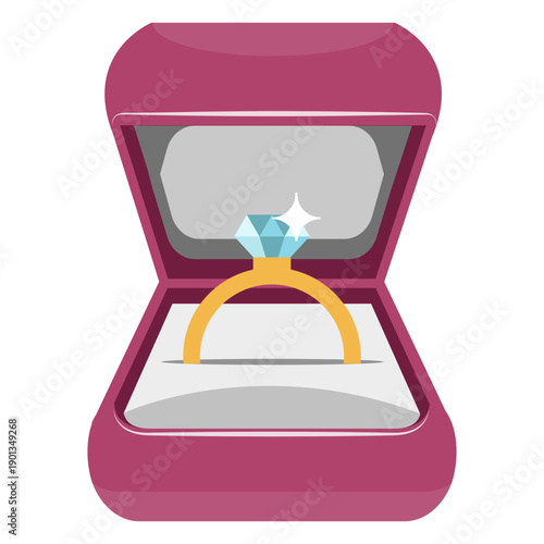 Ring box illustrated