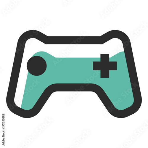 Gamepad colored stroke icon