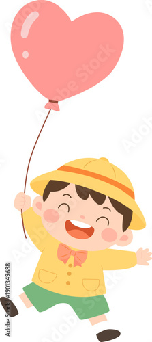 풍선을 든 소년