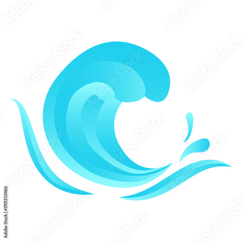 Wallpaper Mural Wave flat Torontodigital.ca