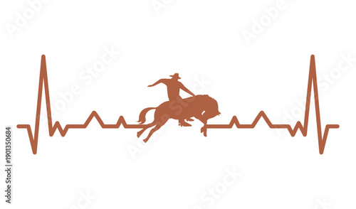 Heartbeat with cowboy