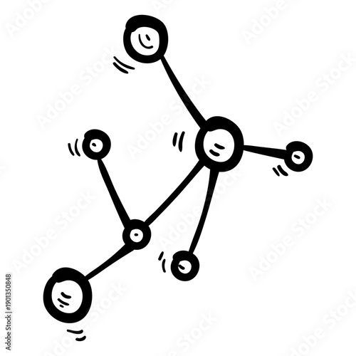 Molecule model sketch