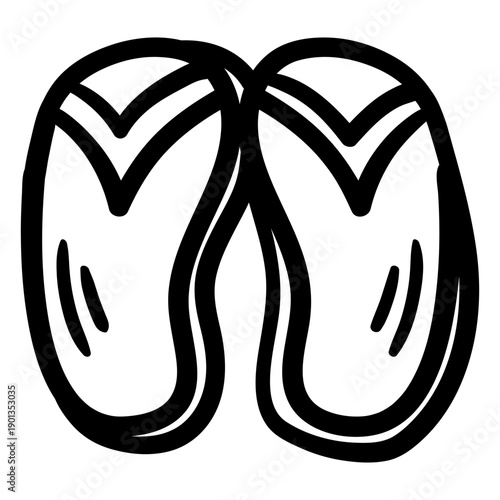 Slide shoes flip flops jandals stroke