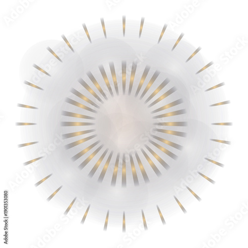 Gradient 2 ring firework sparks