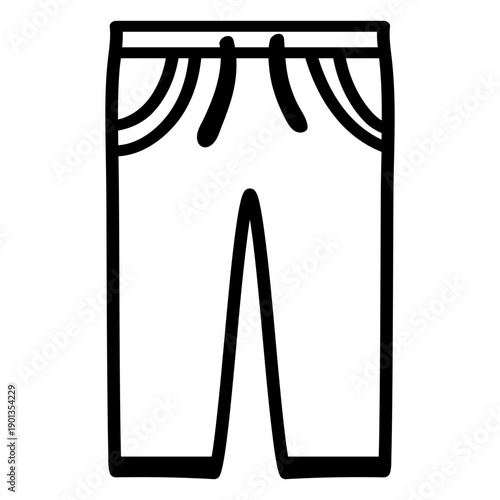 Trousers pants stroke