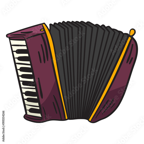Musical instrument schwyzer&Atilde;&para;rgeli illustration