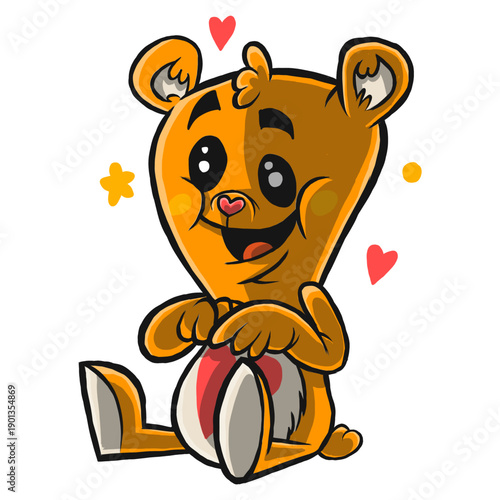 Bear teddy cute sketch