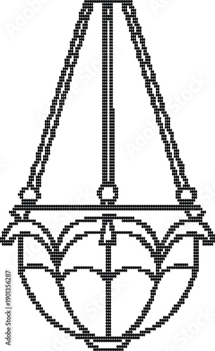 Simple Black Chandelier Design