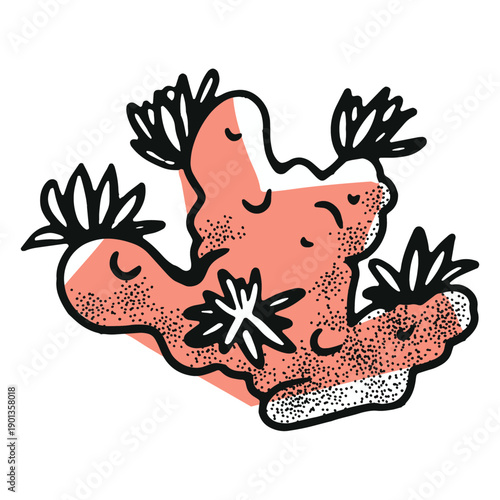 Ocean stroke red reef