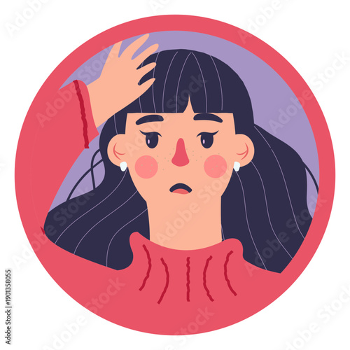 Covid 19 woman symptom headache