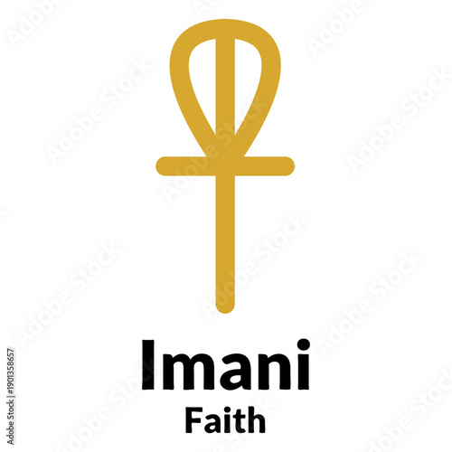 Kwanzaa icons imani