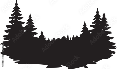 Hiking Adventure Silhouette Art