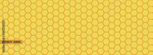 Honeycomb comb vector with pattern honey tile for texture bee shape. Background geometric yellow with design golden art for abstract food summer. Fashion nature honeycomb with wall pattern.