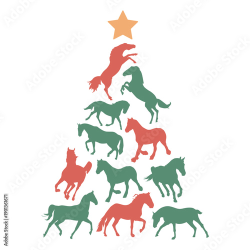 Nice elephants christmas tree