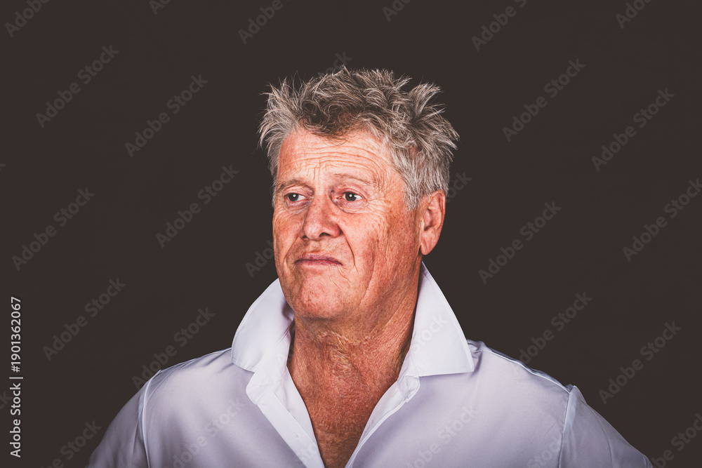 Obraz premium Mann, gelangweilt, genervt