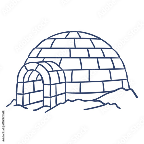 Arctic igloo stroke